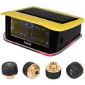 Wireless Tpms Sensor 433mhz Real Time Tire Pressure Monitoring System For Rvs And Cars All Season Weatherproof Replacement