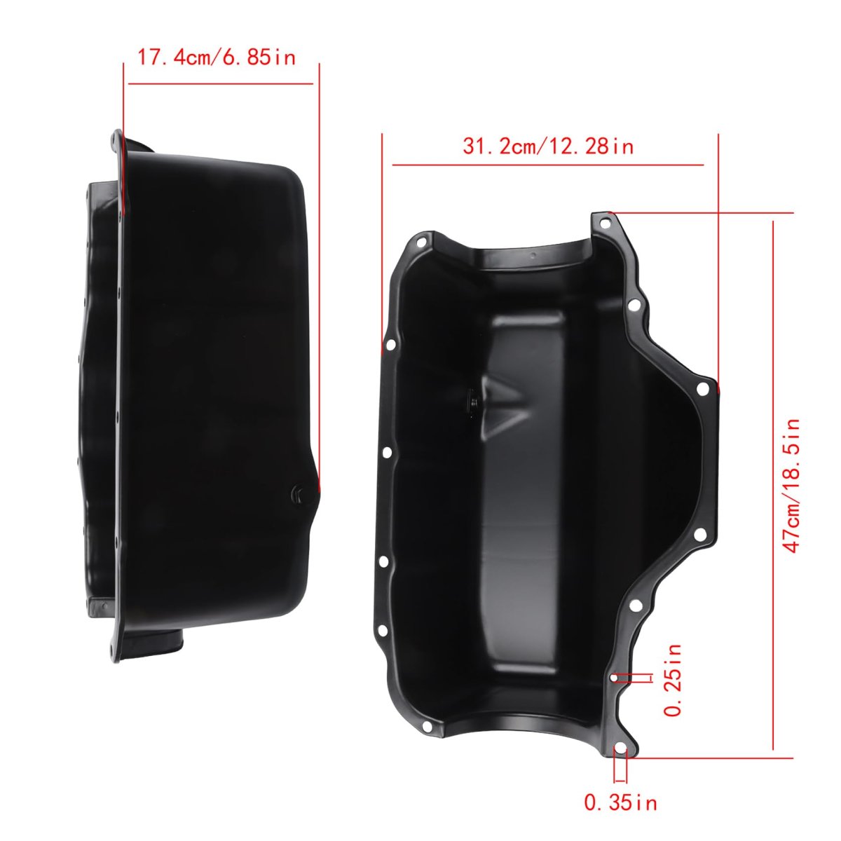 Engine Oil Pan Replacement For Daytona 1987 1993 L4 2 5l Spirit Dynasty And Caravan Part Number 264 209