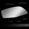 Passenger Right Side Door Rear View Mirror Glass Lens Replacement Compatible With 90-97 Ford Aerostar F150 Super Duty