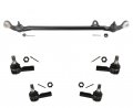 Center Link Inner Outer Tie Rods Replacement Part For 91-97 Rodeo 92-02 Trooper 5pc Kit 