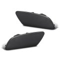 Front Bumper Headlight Washer Nozzle Cover Cap Set For Porsche Panamera 2017a 2021 971807753g2x 971807754g2x Black 