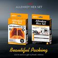 Horusdy Hex Key Set Allen Wrench Inch Metric 30-piece Mm0 7mm-10mm Sae0 028 -3 8 Best Unique Tool Gift For Men 