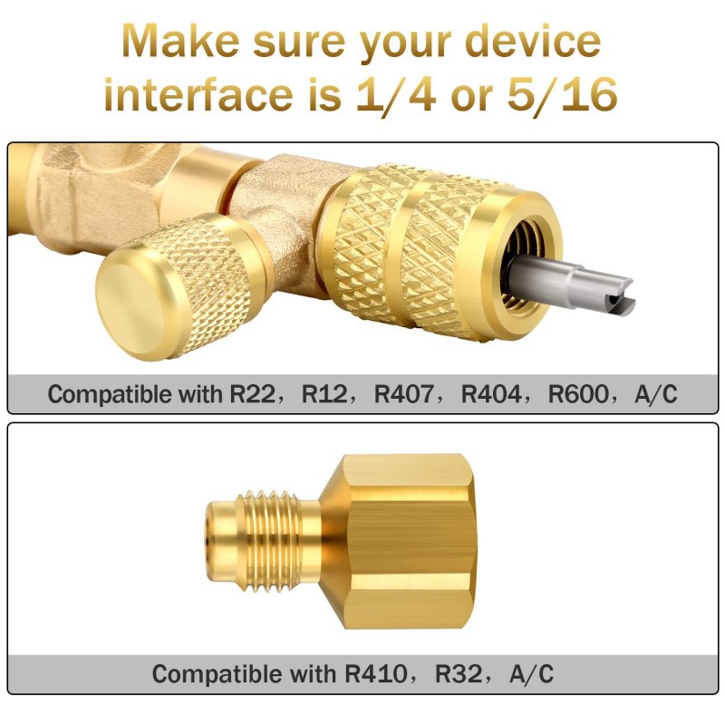 Valve Core Remover Installer Tool With Dual Size Sae 1 4 And 5 16 Port 20 Cores Teflon Seal 10 Brass Nuts For R22 R12 R407 R410