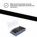 3m Heat Shrink Tubing Fp-301-black Assorted Black Kit 1 With 102 Tubes