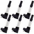 Ocpty Ignition Coil Coils Pack Fits Uf375 C1508 E405 For Saturn Outlook 3 6l 2009 Saab 9-3 8l 2006-2009 2 0l 2006-2007 Set Of 6