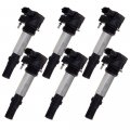 Ocpty Ignition Coil Coils Pack Fits Uf375 C1508 E405 For Saturn Outlook 3 6l 2009 Saab 9-3 8l 2006-2009 2 0l 2006-2007 Set Of 6