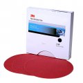 3m Hookit Red Abrasive Disc 01191 6 In 500 Grit No Hole Pack Of 50 For Auto Sanding Primer E-coat