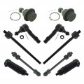 Ball Joint Suspension Kit With Tie Rods Front 10 Piece Set Mechanics Choice For 1998-2007 Mazda B3000