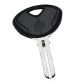Cicitree 2x Uncut Blank Black Transponder Ignition Key Blade Shell Fob Compatible For Bmw Motorcycle F650 F800 F650g F800g