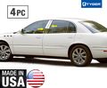 For 1997-2005 Buick Park Ave 4 Pc Stainless Steel Chrome Pillar Post Trim 