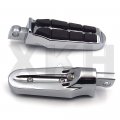 Smt-chrome Long Angled Adjustable Peg Mounting Kit Footpeg Foot Rest Compatible With V-star Roadstar Suzuki Boulevard Equipped