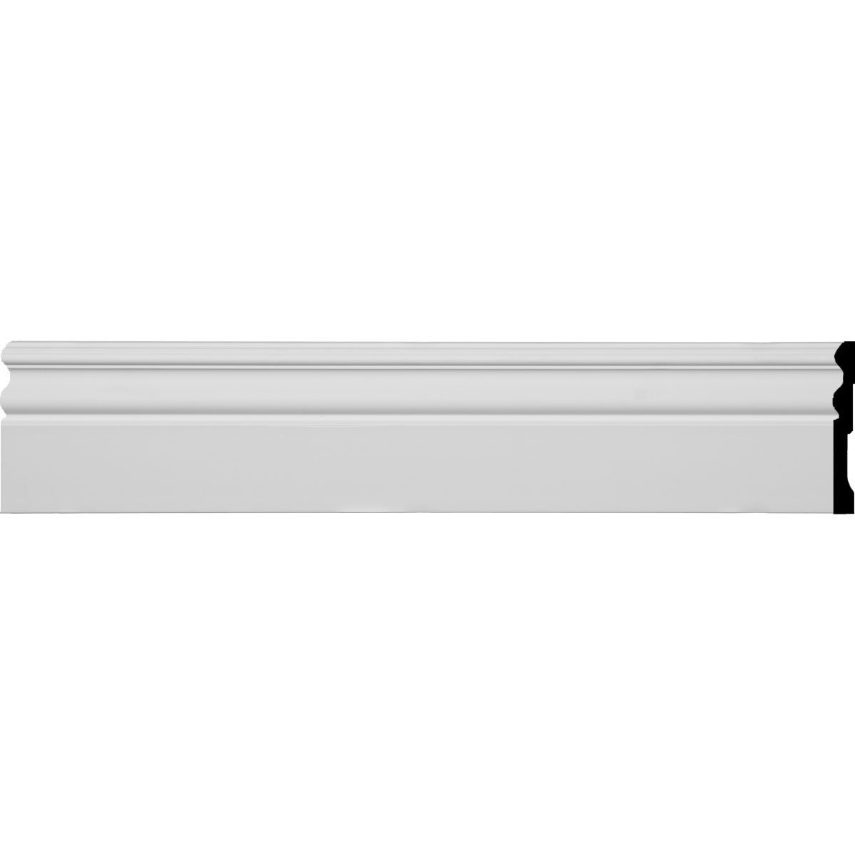 Ekena Millwork Bbd04x00br 4 3 4-inch H X 1 2-inch P 96-inch L Bradford Baseboard Moulding