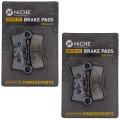 Niche Brake Pad Set For Harley-davidson Street Glide Tri 83911-09b Rear Organic 2 Pack