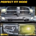 Hecasa Fog Lights Lamps Compatible With 2009-2018 Dodge Ram 1500 2500 3500 Replace For 55372735aa 55372734aa 55372735ab