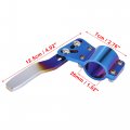 X Autohaux 2pcs Car Turn Signal Extension Steering Wheel Rod Position Up Kit Grilled Blue