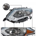 Gxywady Halogen Headlight Assembly Replacement For Rogue 2017 2018 2019 S Sl Sv Headlamp Left Side