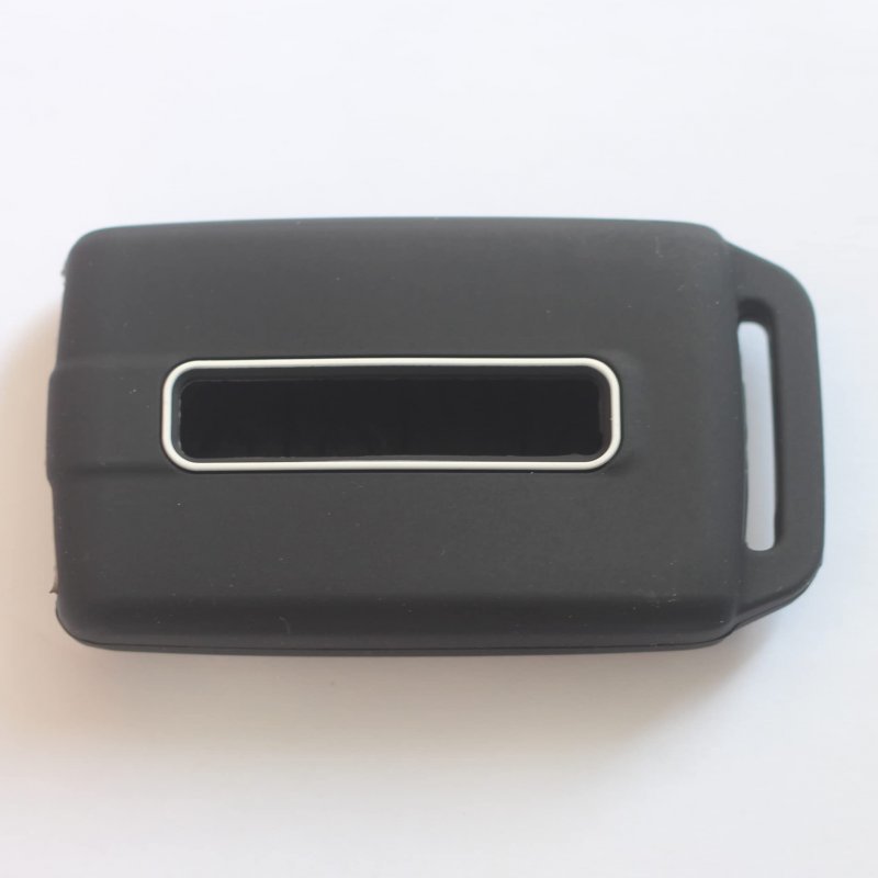 Kcpros 2pcs Rubber Silicone 5 Buttons Smart Key Fob Cover Case Skin Protector Keyless With Keychain For Jeep Grand Cherokee