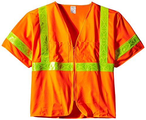 Jackson Safety Ansi Class 3 Deluxe Style Polyester Vest With Lime Prismatic