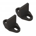 Jubest Black Aluminum Floor Guide For Sliding Barn Door Hardware Set Of 2 T Shape Mounted Install Easily 