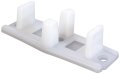 N 7294 Adjustable Closet Door Guide Nylon Construction With Steel Base Fits 7 8 In To 1 3 Panels Mill Finish 