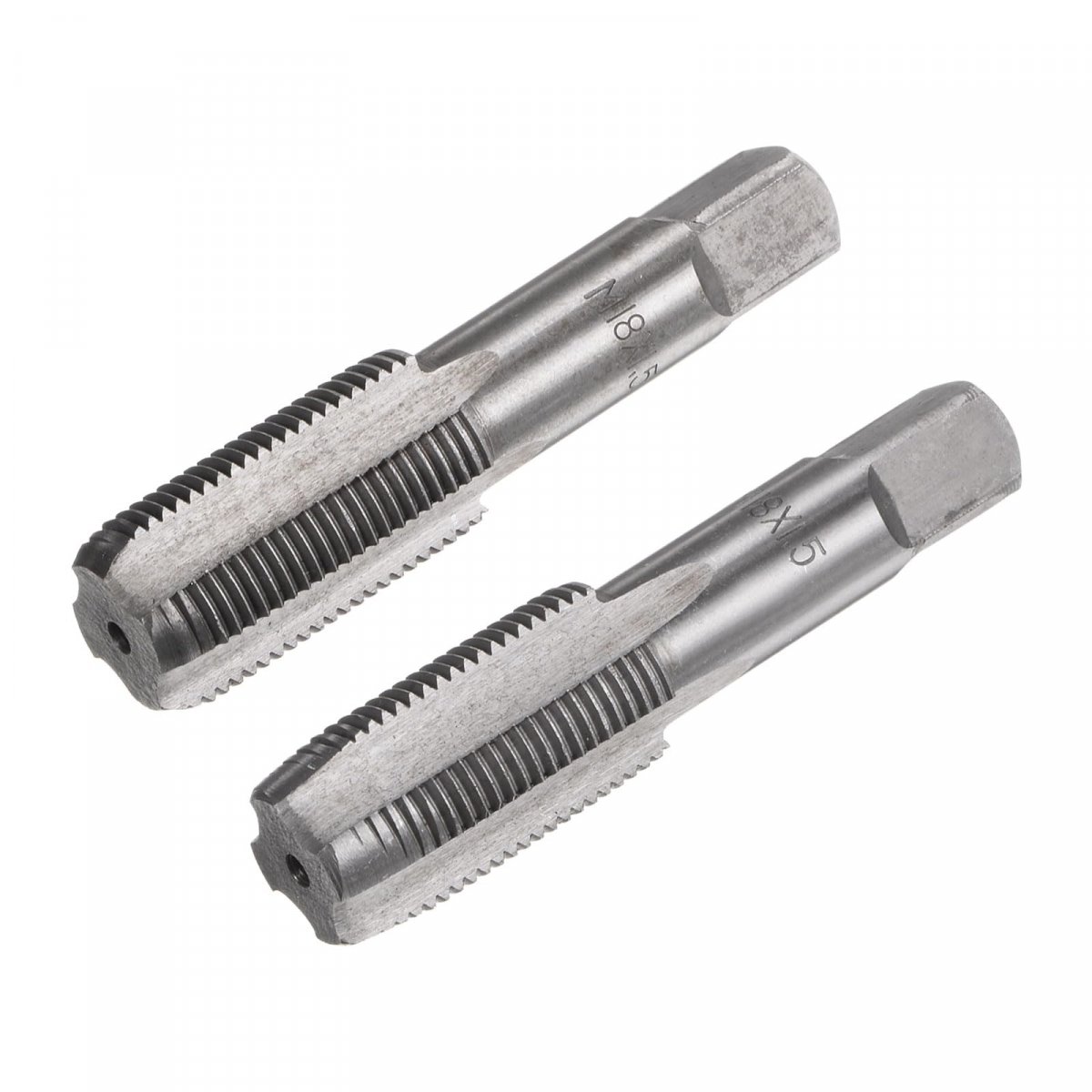 Metric Hand Tap M18 Thread 5 Pitch 4 Straight Flutes H2 Alloy Tool Steel Bottom Er Screw Tap Set Tapping Tools For Repairing 1