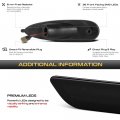 Vipmotoz Full Led Strip Front Side Marker Lights Fender Parking Lamps Compatible With 2004-2006 Pontiac Gto Chrome Housing