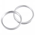 X Autohaux 4pcs Od 74 1mm To Id 65 Aluminum Alloy Car Auto Hub Centric Rings Wheel Bore Center Spacer