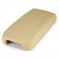 Beige Center Console Cover Armrest Lids W Base For Nissan Altima 2013-2018 Pu Abs Plastic 