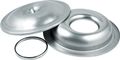 Allstar All26096 16 Diameter 5-1 8 Flange Plain Aluminum Carburetor Air Cleaner Kit With 1 2 Spacer 