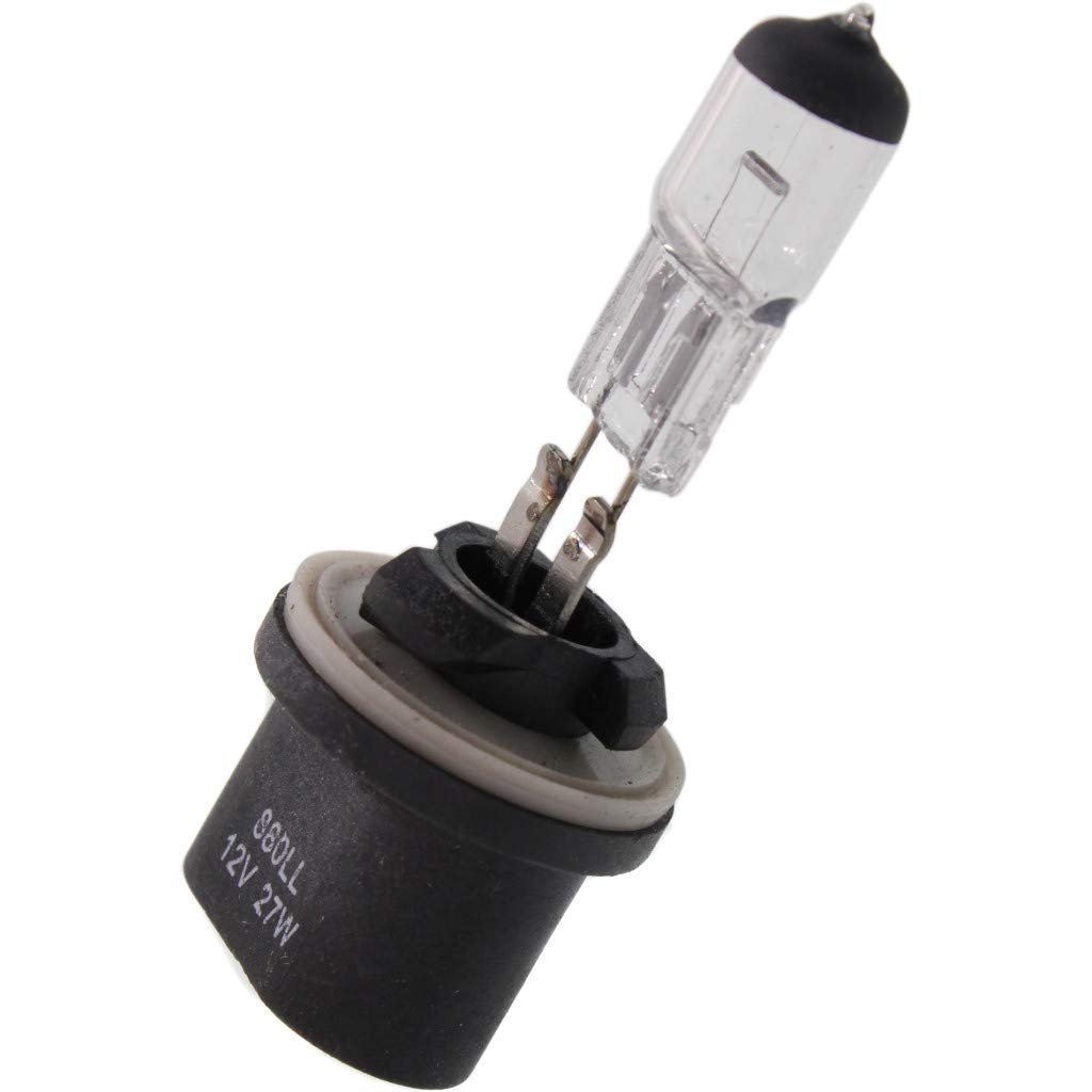 Fog Light Bulb For Gmc Jimmy 2000 2001 Driver Or Passenger Side Halogen 880 H27 27 Watts 12 Volt Single Piece