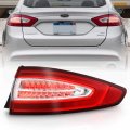 Acanii For 2013-2016 Ford Fusion S Se Factory Style Led Tail Light Brake Lamp Replacement Outer Right Passenger Side