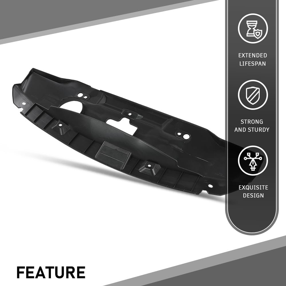 Radiator Support Cover Upper For Honda Crv 2010 2011 Black Pp Material Fits Ex L Lx Se Part Number 71141swa000 Ho1224105