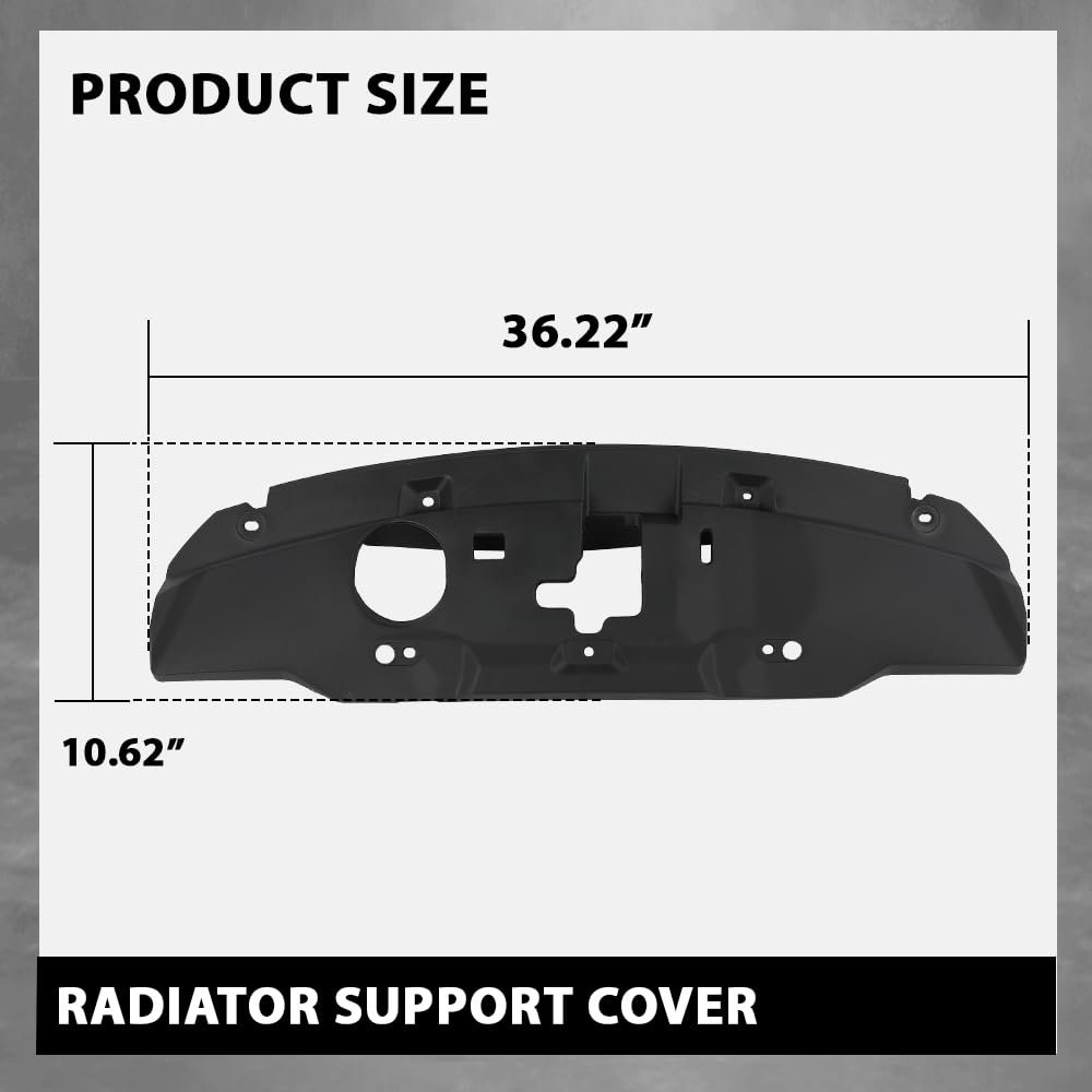 Radiator Support Cover Upper For Honda Crv 2010 2011 Black Pp Material Fits Ex L Lx Se Part Number 71141swa000 Ho1224105