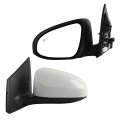 Dasbecan Left Driver Side Mirror For Toyota Corolla 2014-2019 Power Glass Heated Paint To Match Door Assembly Replaces 