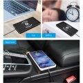 Universal 10w Car Antislip Cell Phone Fast Charging Pad Mat Holder Portable