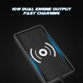 Universal 10w Car Antislip Cell Phone Fast Charging Pad Mat Holder Portable