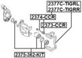 Pin Slide Rear For Audi Febest 2374-ccr 1 