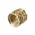 Uxcell Knurled Insert Nut M5 X 6mm L 7mm Od Female Thread Brass Embedding 30 Pcs