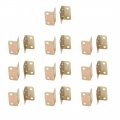 Uxcell Metal Library Cabinet Corner Edge Guard Angle Brace Joint Fastener Bracket 20pcs
