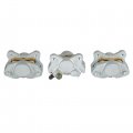 Wflnhb Front And Rear Brake Calipers With Pads Replacement For Arctic Cat 250 300 375 400 454 500 0402-011 0402-010 1996-2002