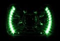 Hyperspeed Pair 7 X6 H6054 Sealed Led Beam Glass Lens Clear Reflector Projector Headlights Daytime Running Lights Signal 