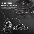 A-premium Spare Tire Hoist Assembly Winch Carrier Holder Compatible With Chevrolet Chevy Gmc Silverado Sierra 2500 2500hd 3500