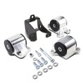 Auto Dynasty For Honda Civic B D Series 1 6 3pcs Billet Aluminum 2-bolt Engine Mount Kit
