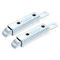 2 Pcs Slide Entry Slam Latch 4 9 Inch Automatic Spring Door Bolt Lock Zinc Plated Iron Cabinet Hardware Latches For Industrial 