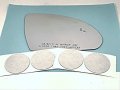 Right Passenger Mirror Glass Replacement Lens W Blindspot Icon For 16-18 Optima 