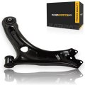 Front Lower Driver Side Control Arm For Volkswagen Beetle 2012 2019 Rubber Bushing Stamped Design Non Adjustable Replace