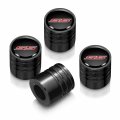 Ipick Image For Chevrolet Camaro Ss Logo In Black On Aluminum Cylinder-style Tire Valve Stem Caps