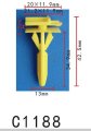 Autobahn88 Rocker Panel Molding Clip With Sealer Compatible Gm Chevrolet Equinox Pontiac Torrent And Truck 2005-on Oem 11518988