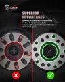 Wheel Spacers 1 4 In 6mm Cnc Aluminum 5 Lug 1 2 For 5x108 5x101 6 5x110 5x112 5x114 3 5x98 5x100 5x115 4 Pieces