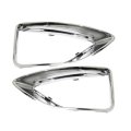 Ford Fusion 2010-2012 Fog Light Trims Driver And Passenger Pair Front Chrome Replacement For Fo1038139 Fo1039139 Ae5z17e811f 